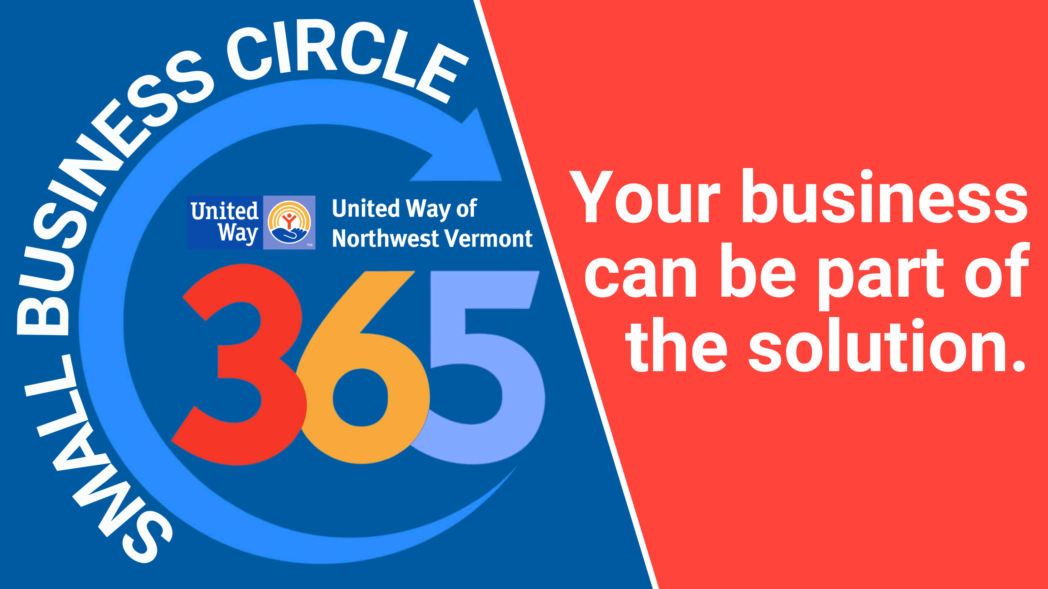 365 Small Business Circle logo with text: Your business can be part of the solution.